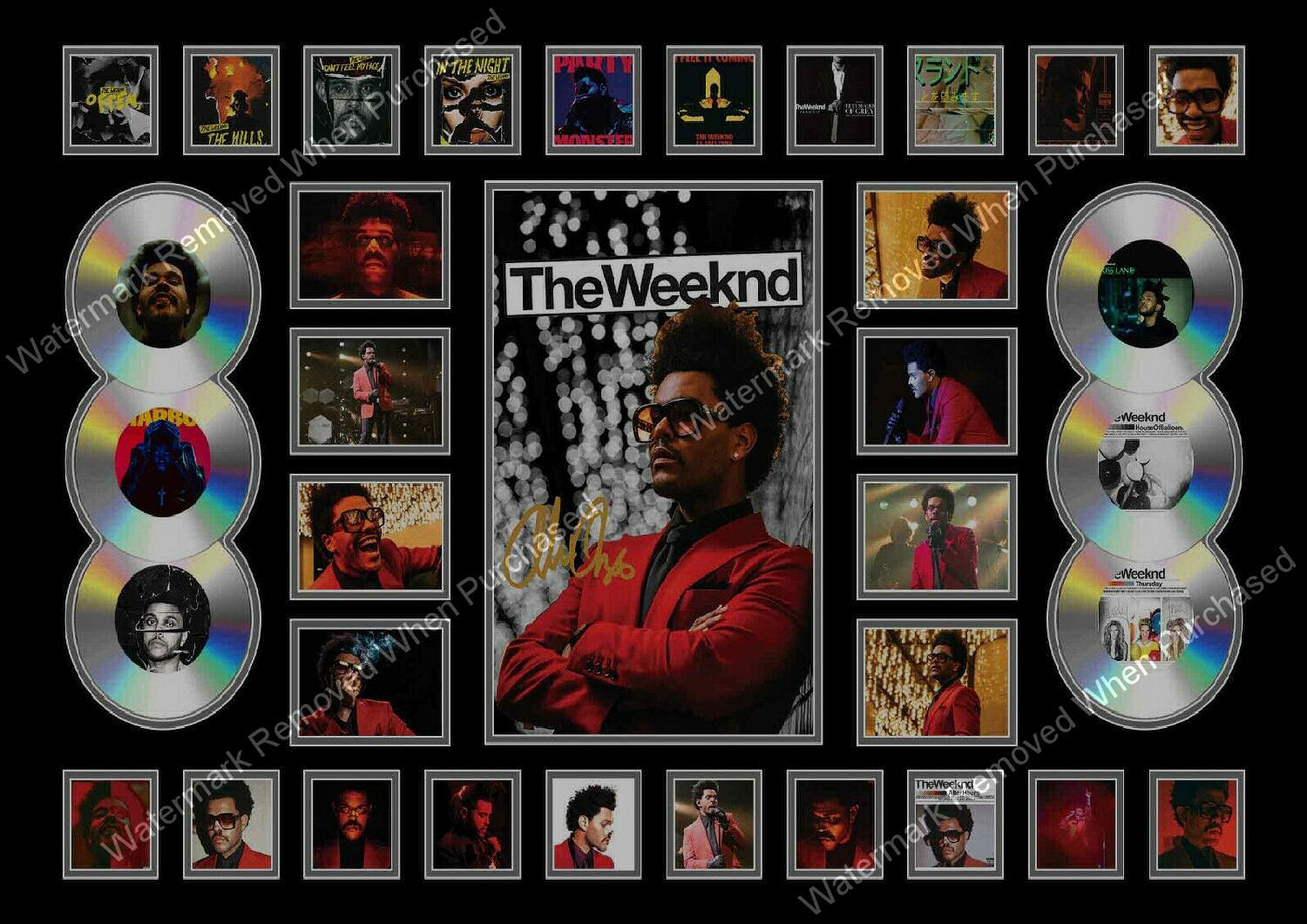 The Weeknd Signed A4 Music Photo Print Memorabilia Download JPG Available