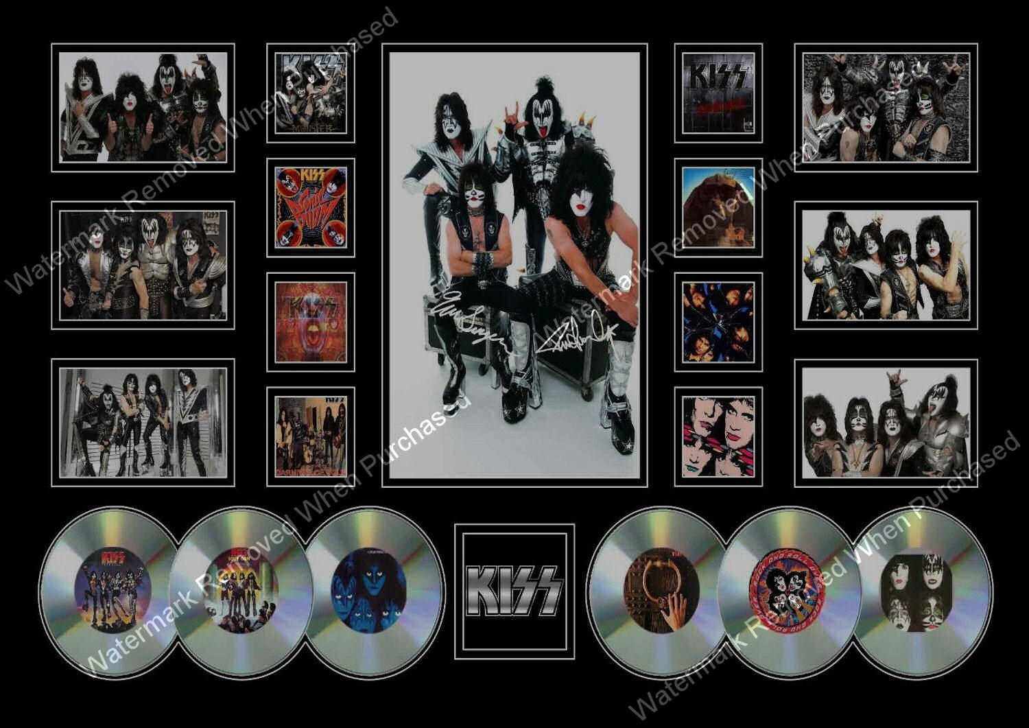 Kiss Signed Rock Music Memorabilia A4 Photo Print Downloadable