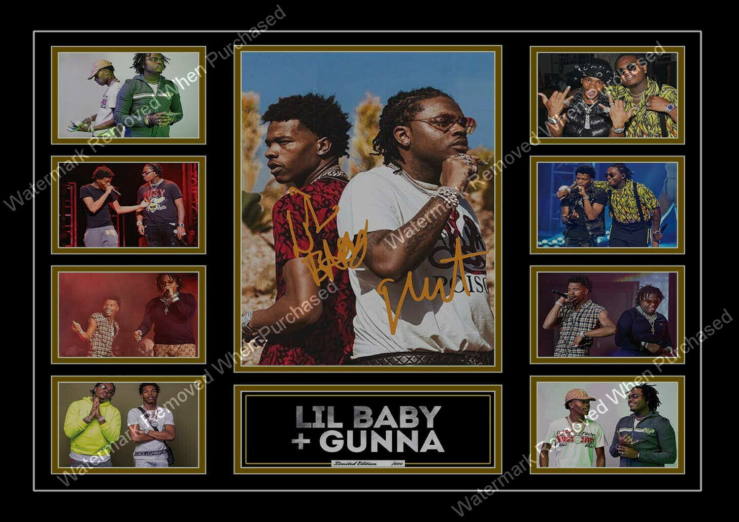 Lil Baby Gonna Drip To Hard Signed Design Jpg Instant Download