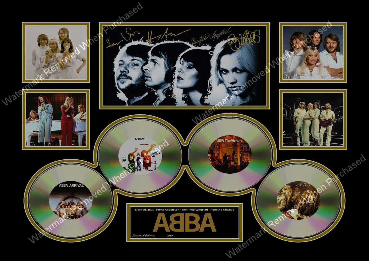 ABBA Arival Signed Music Memorabilia A4 Photo JPG Digital Instant Download