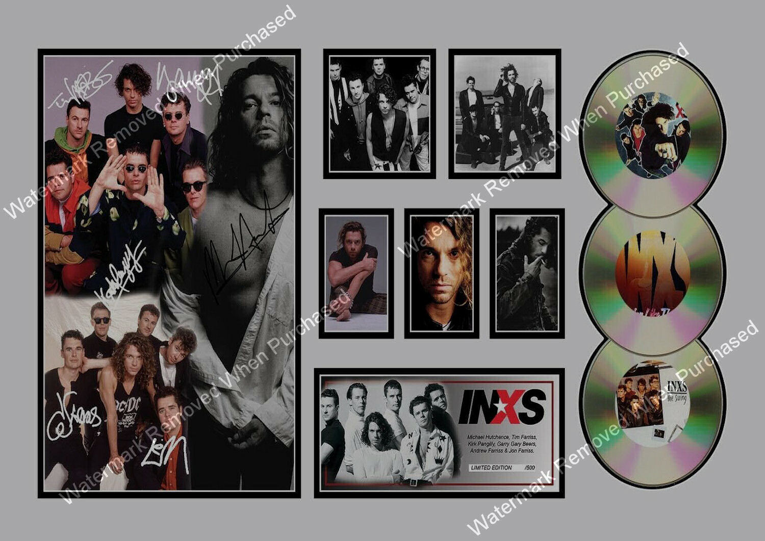 INXS Signed Michael Hutchence Music Memorabilia Jpg Download