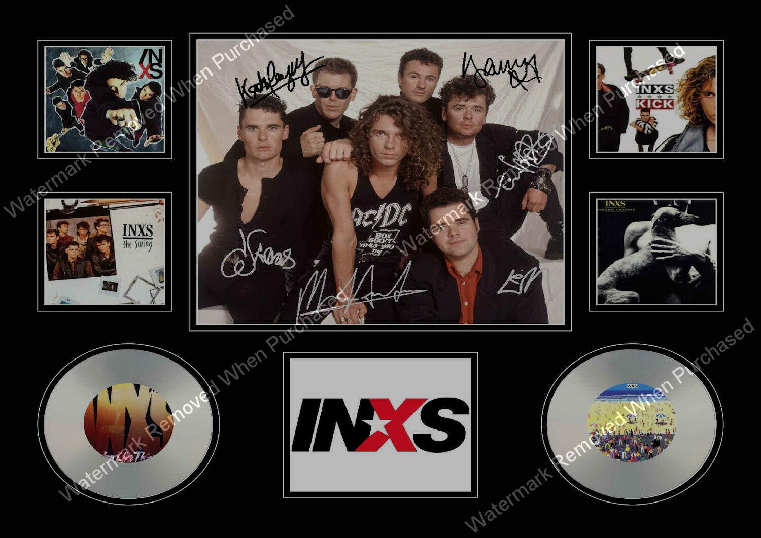 INXS Signed Michael Hutchence Music Memorabilia Jpg Download