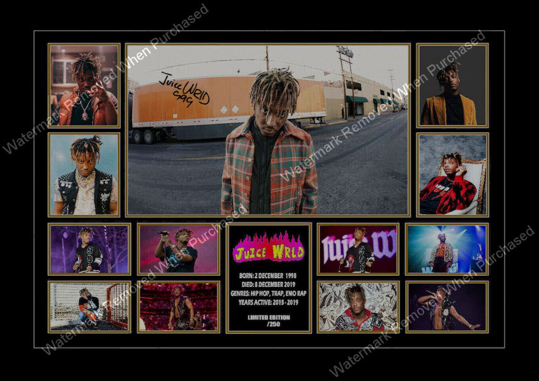 Juice WRLD Legends Never Die Signed A4 Photographic Photo Download Jpg