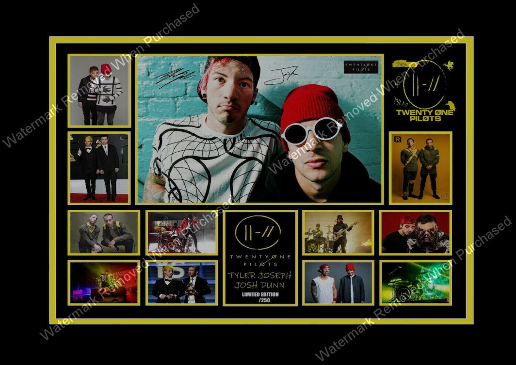 Twenty One Pilots Framed A4 Photographic Photo Downloadable
