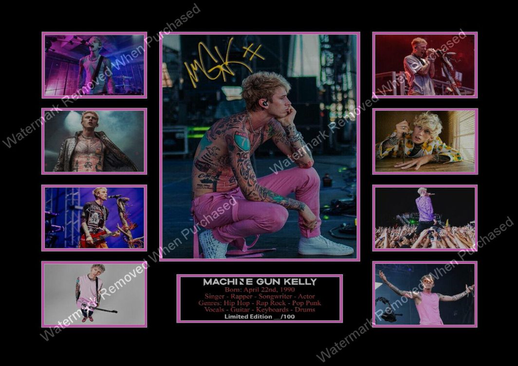Machine Gun Kelly Signed A4 Photographic Photo Instant Download