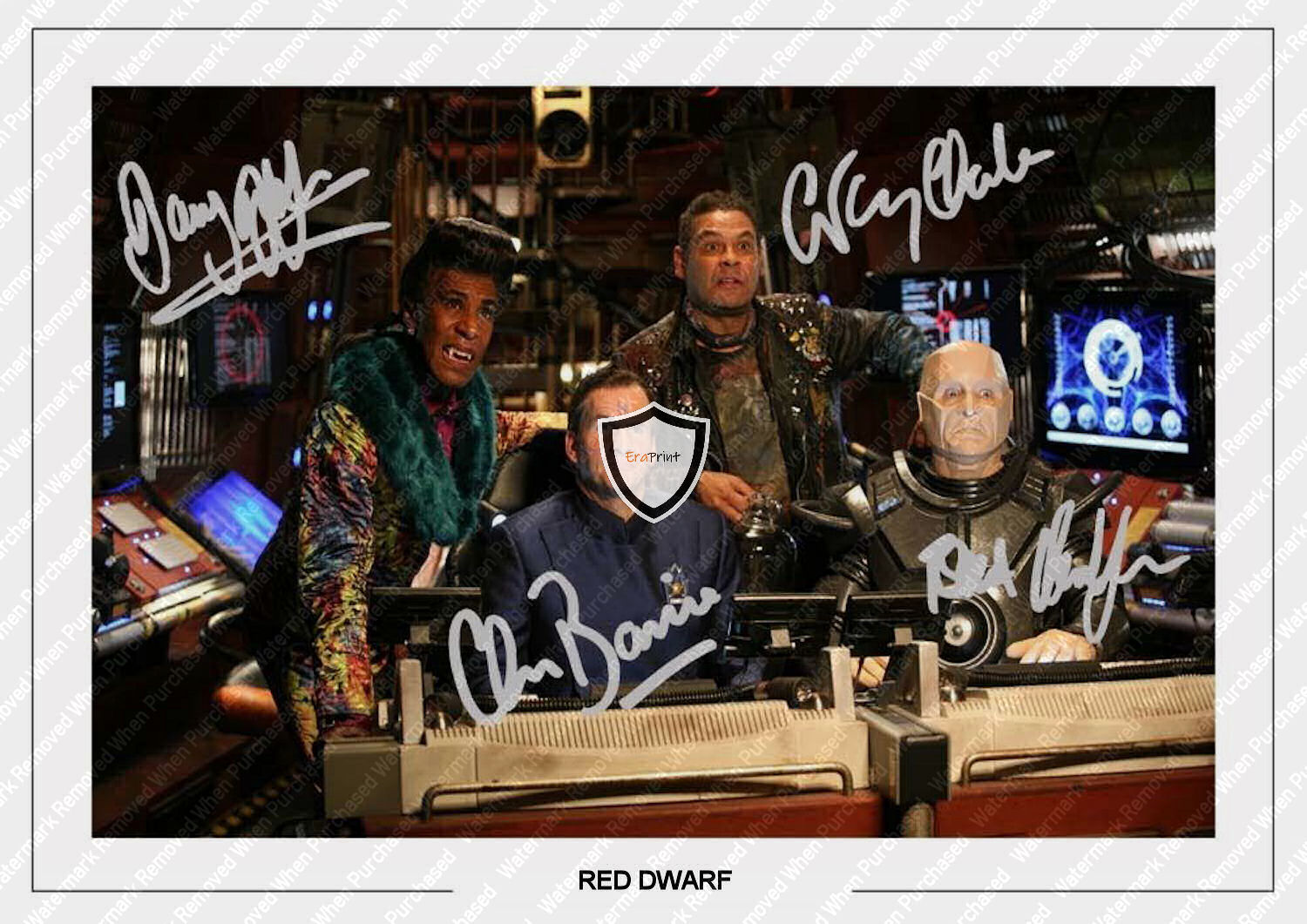 Red Dwaf TV Series Limited Edition Art Signed A4 Photo Downloadable Jpg