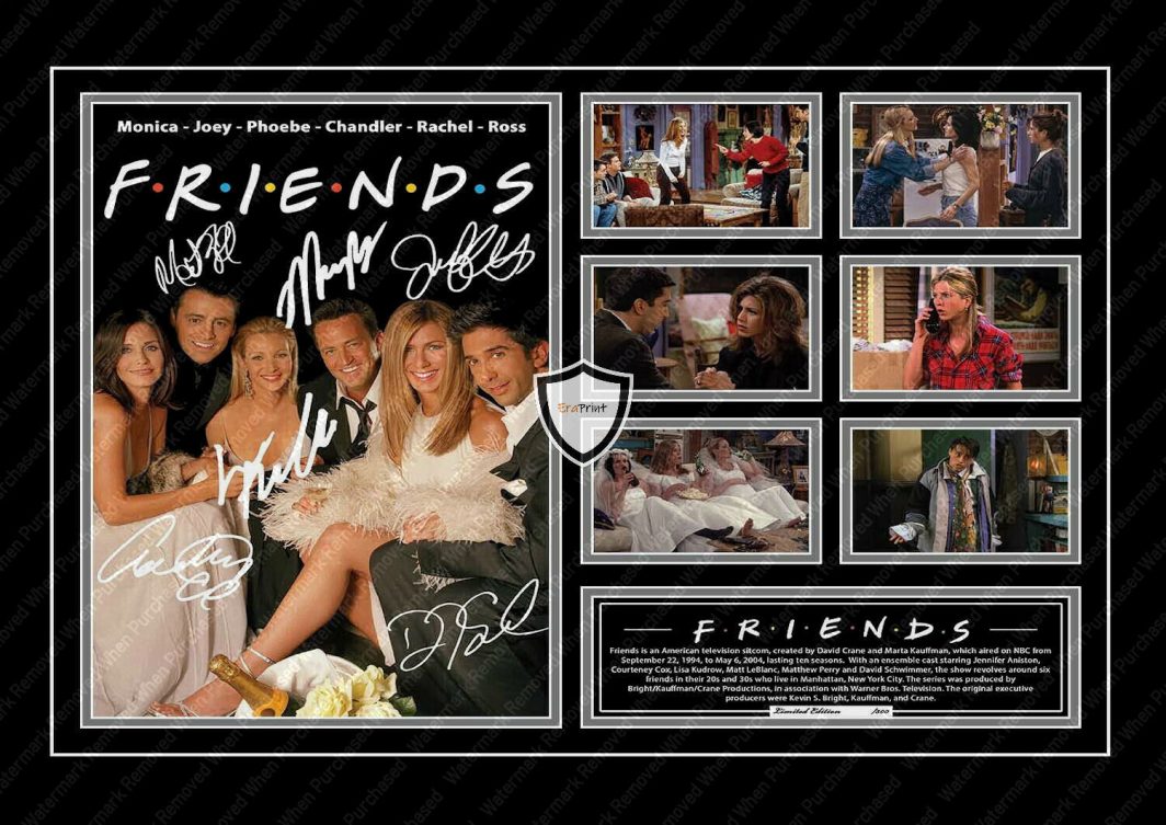 Friends TV show A4 Photo Print Memorabilia Instant Self Print Download Available
