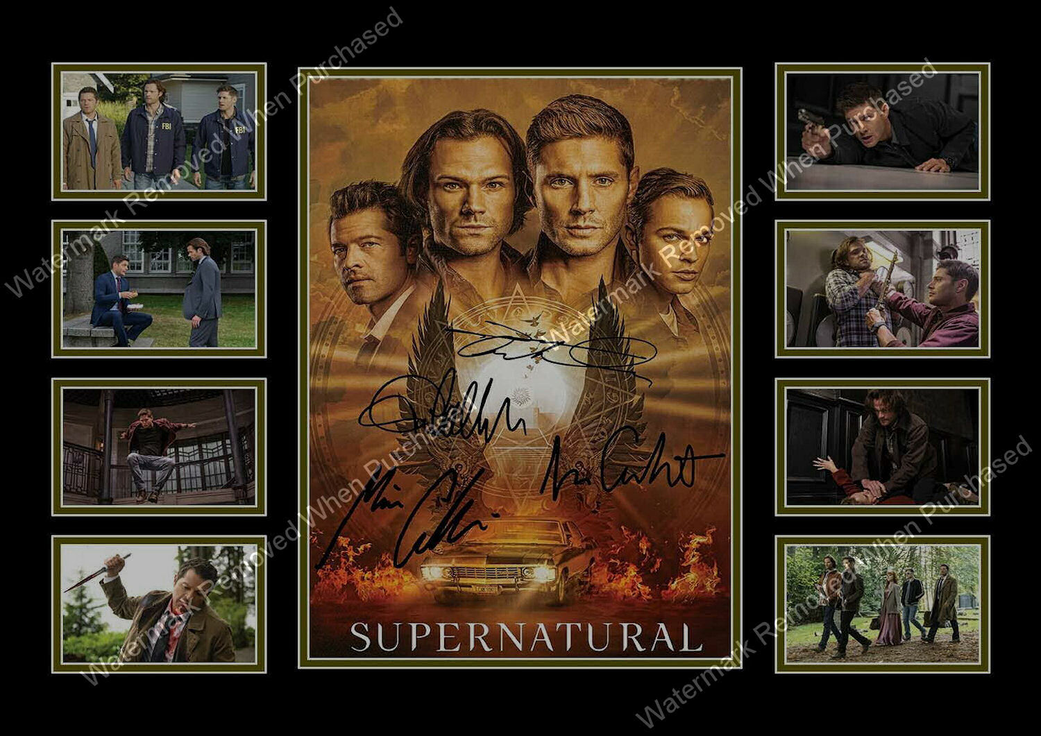Supernatural Signed A4 Photo Print Memorabilia Also Instant Download Available