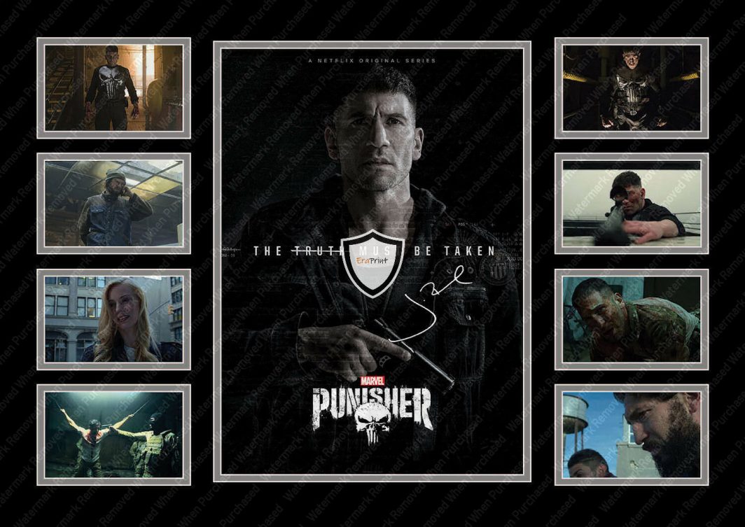 The Punisher Signed A4 Photo Print Memorabilia Also Instant Download Available