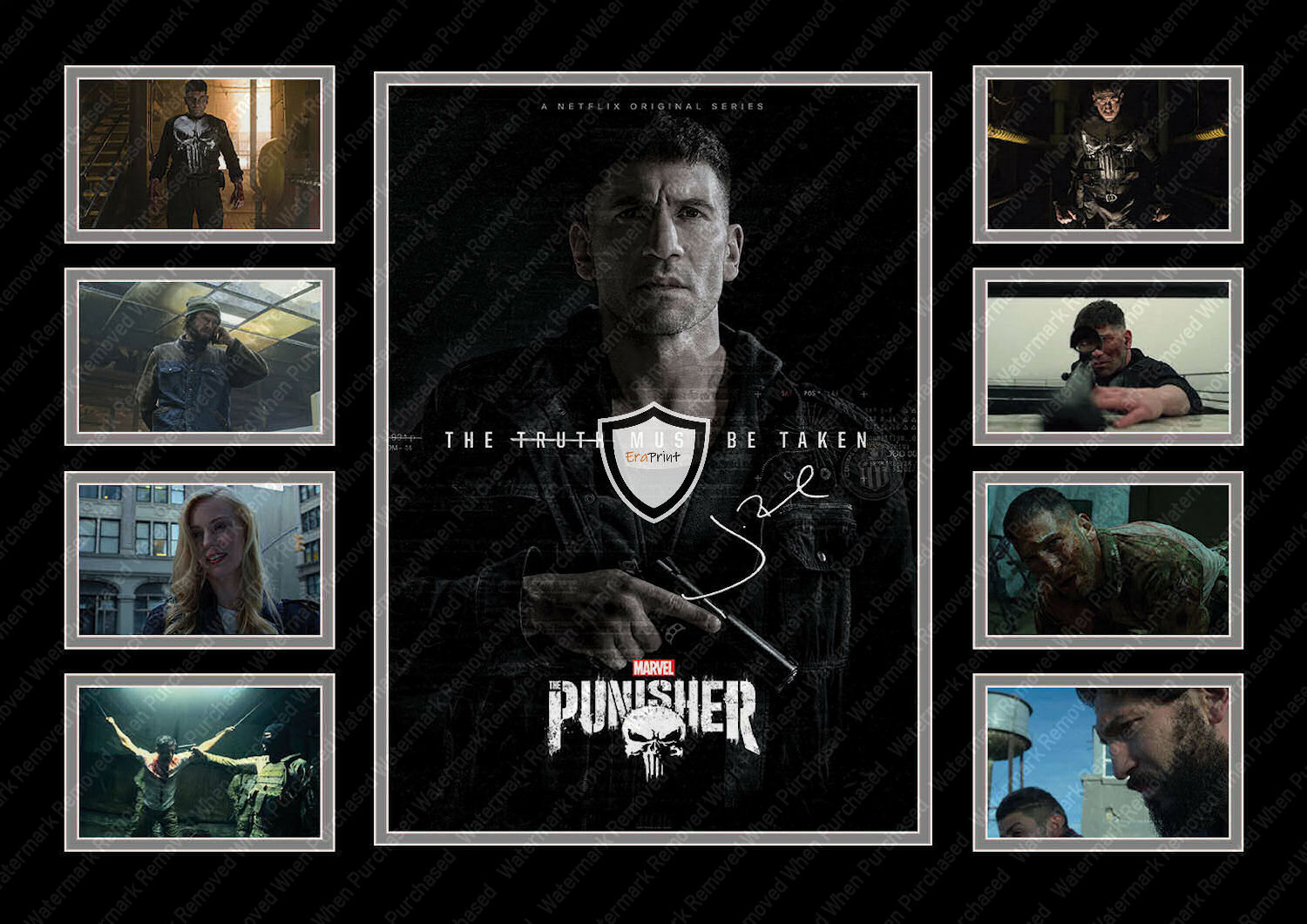 The Punisher Signed A4 Photo Print Memorabilia Also Instant Download Available