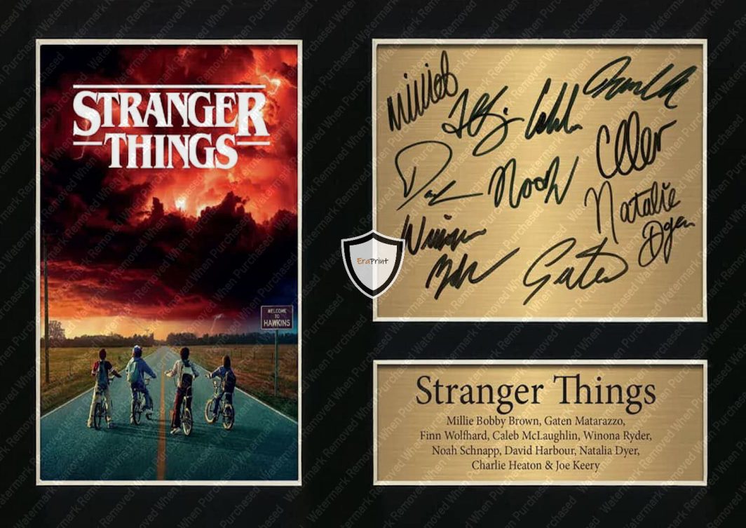 Stranger Things Signed A4 Photo Self Home Print Download