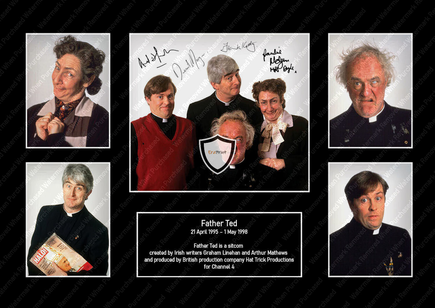Father Ted Signed A4 Photographic Photo Instant Email Delivery Jpg