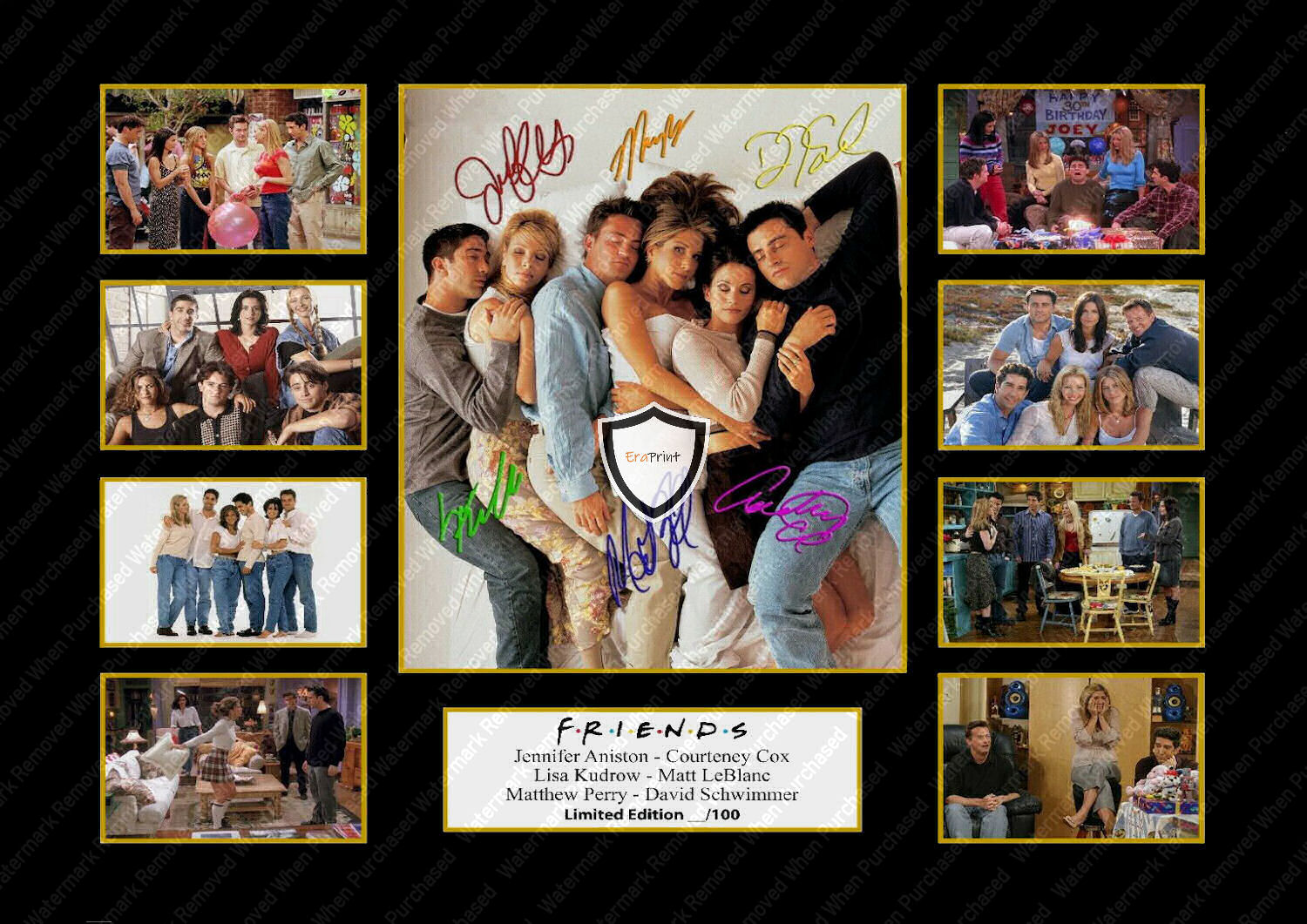 Friends (1994) TV show A4 Photo Print Memorabilia Instant Download Self Print
