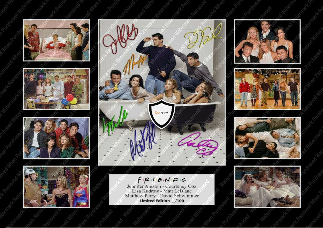 Friends TV show Memorabilia Instant Self Print Download Available For A4