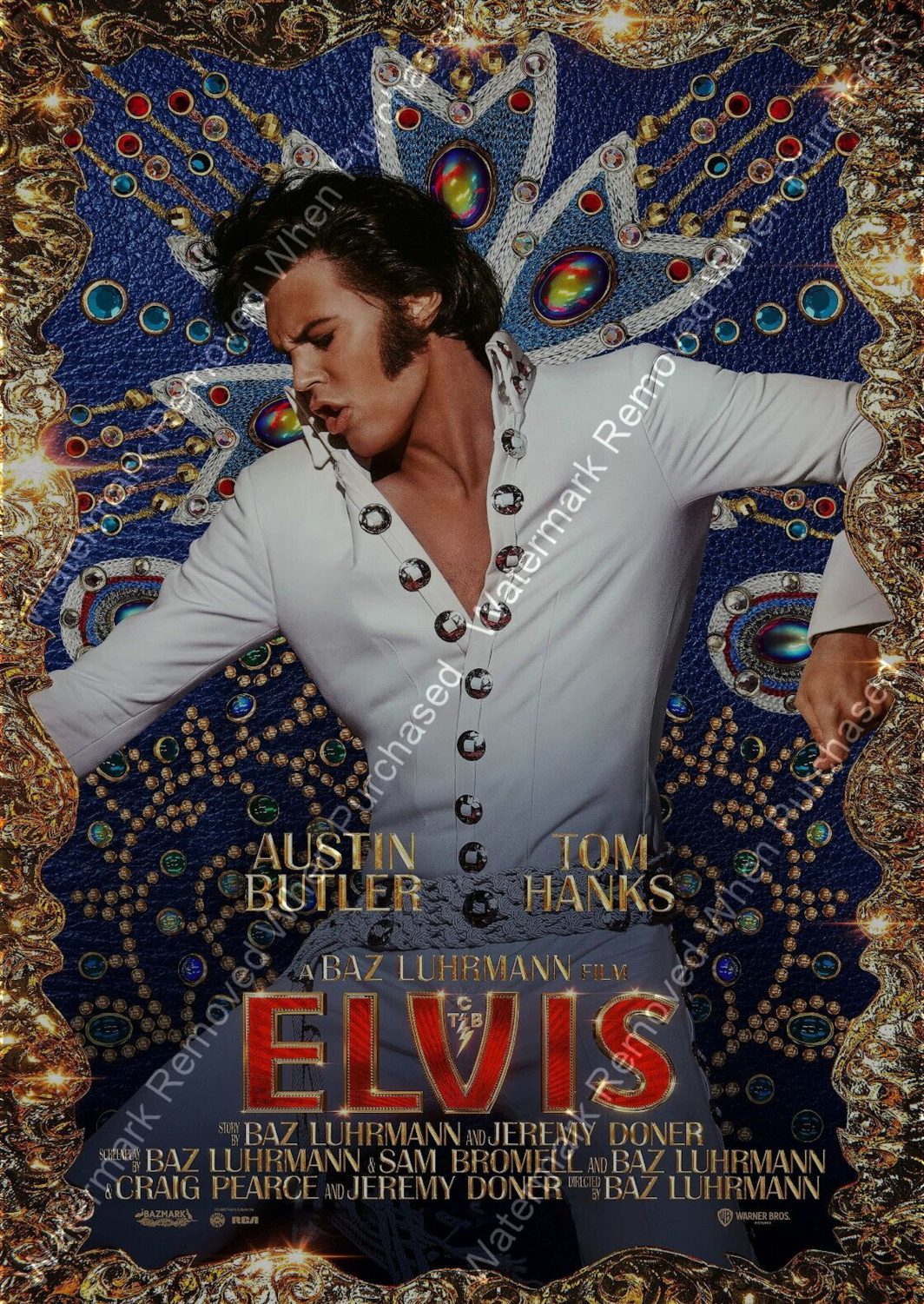 Elvis (2022) Movie Poster Framed A4 / A3 Photographic Photo Downloadable