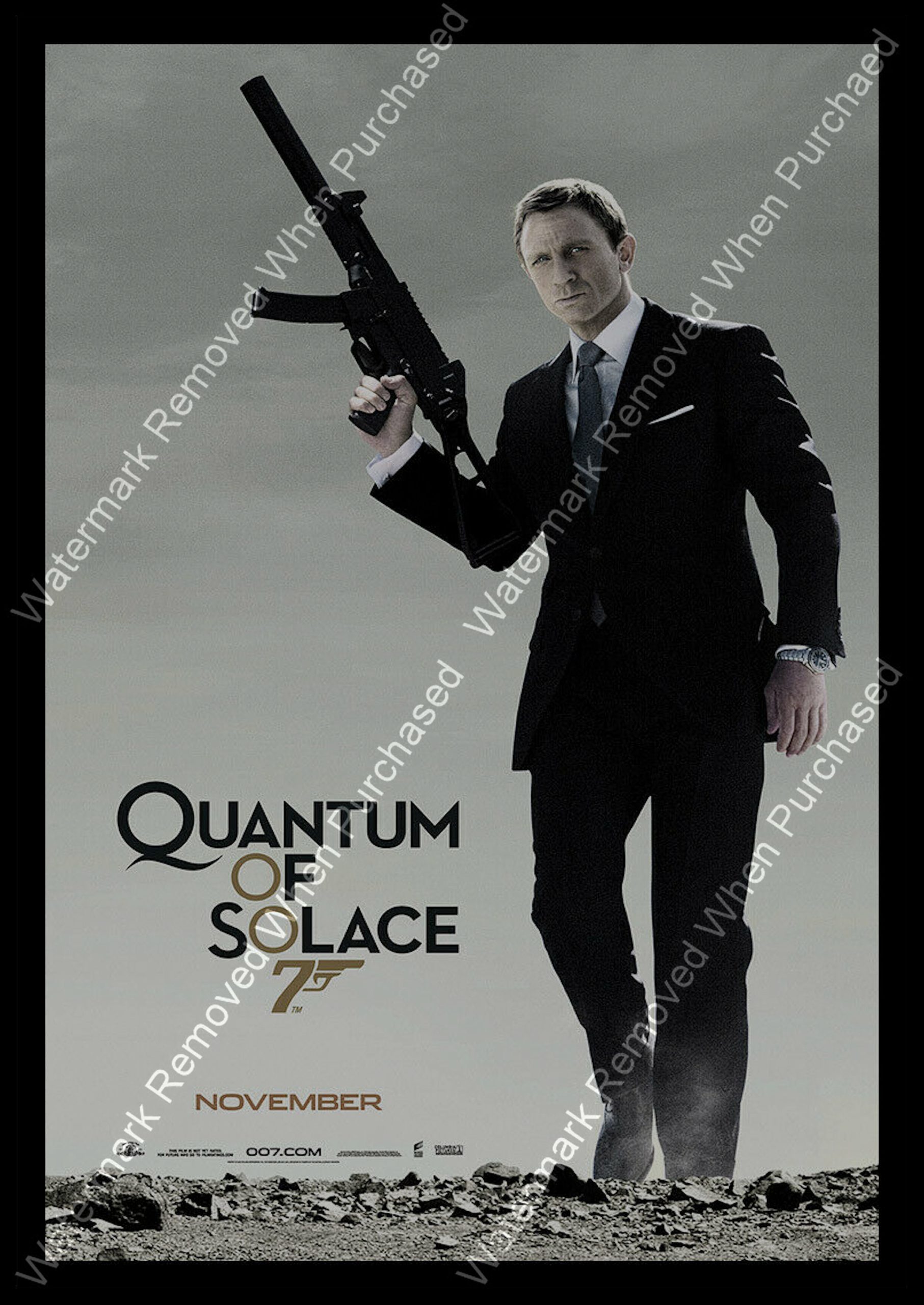 James Bond Quantum of Solace (2008) Movie A3 A4 Download