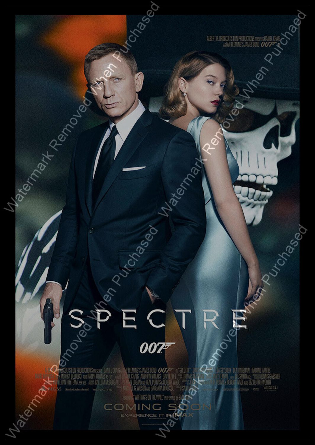 James Bond Spectre (2015) Movie Poster A3 A4 jpg Download