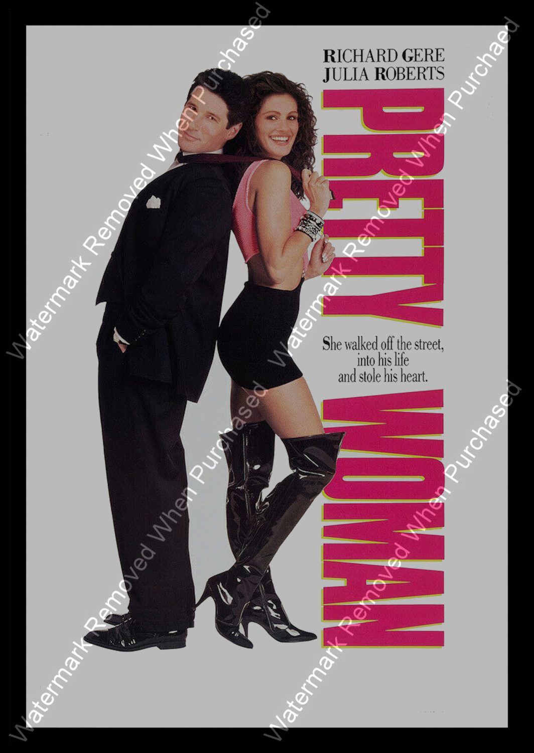 Pretty Woman (1990) Movie Poster A4 / A3 Photo Downloadable