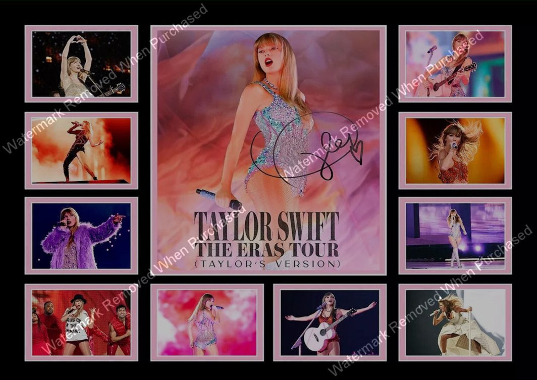 Taylor Swift  (2024) Eras Tour Signed A4 Photo Print Instant Self Print Jpeg Download