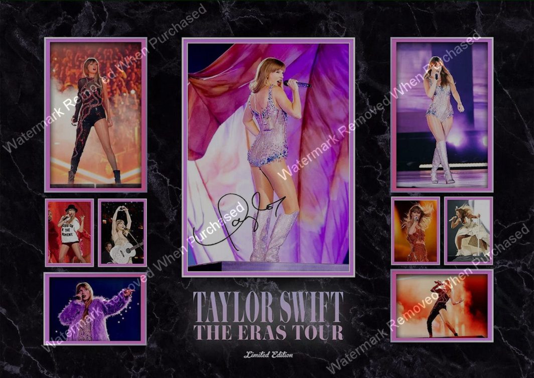 Taylor Swift  (2024) Eras Tour Signed A4 Photo Print Instant Self Print Jpeg Download
