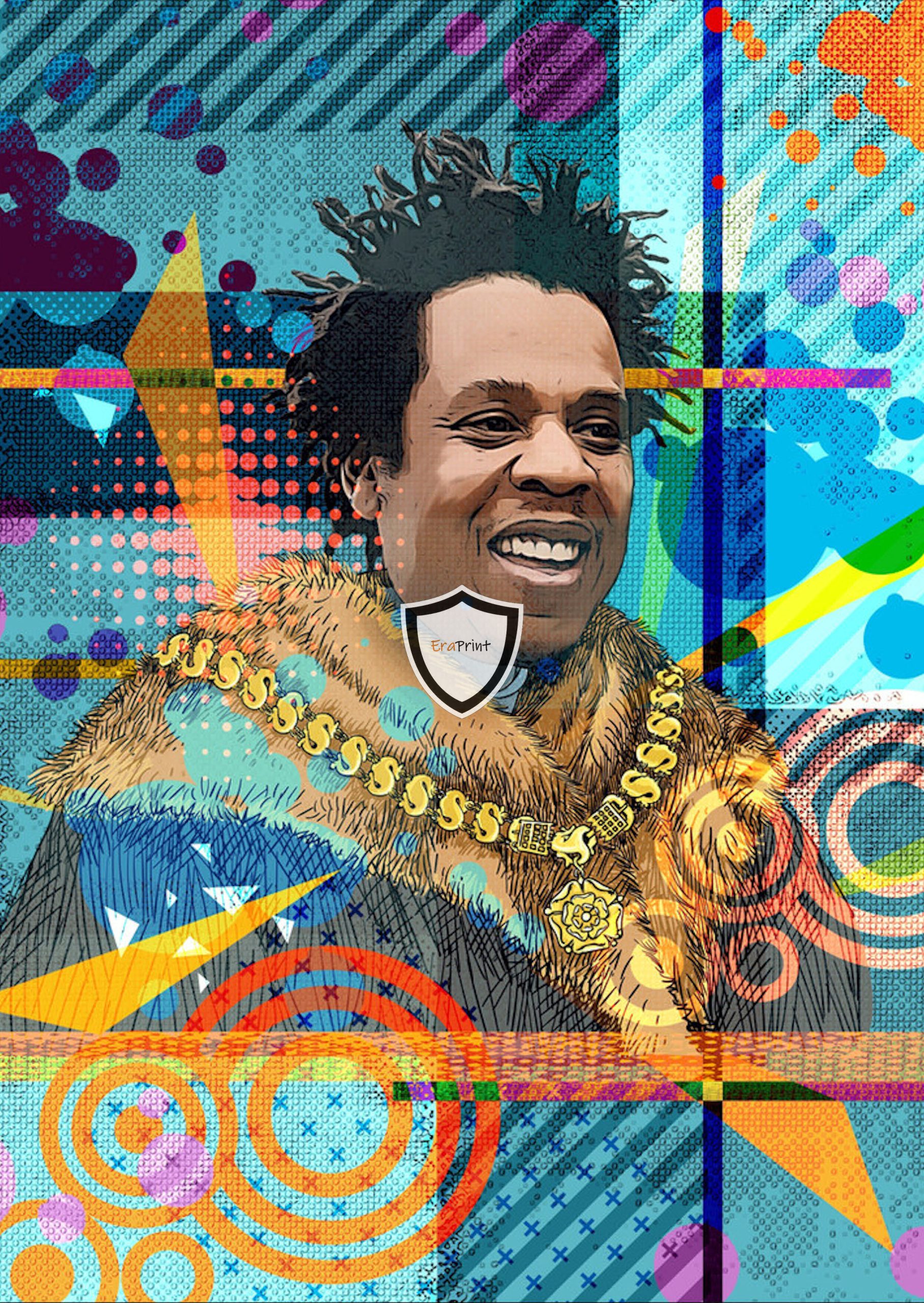 Jay-Z Poster A4 A3 Art Print Downloadable jpg For Home Printing