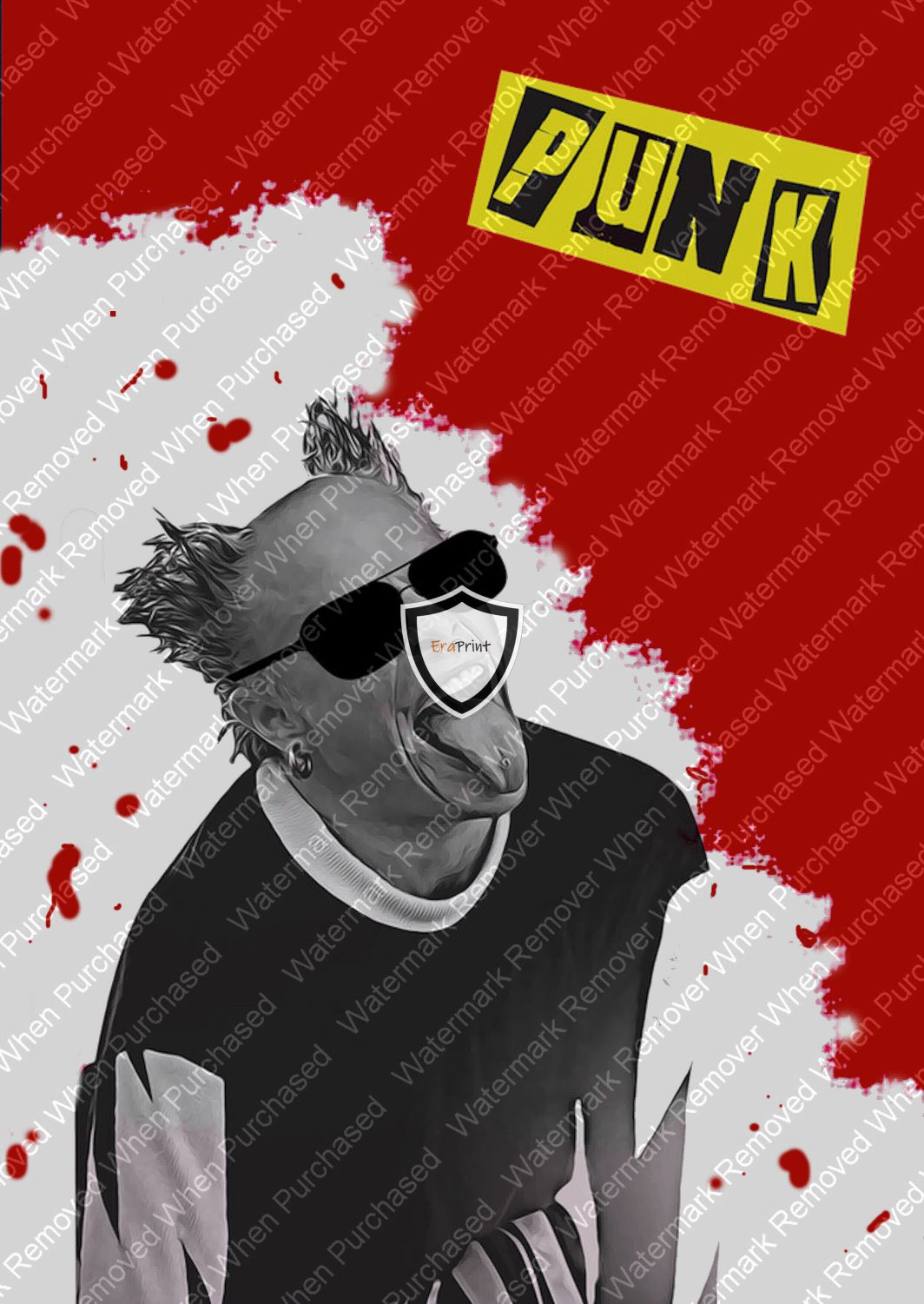 Keith Flint Prodigy Print Wall Art A4 A3 Photo jpg Download