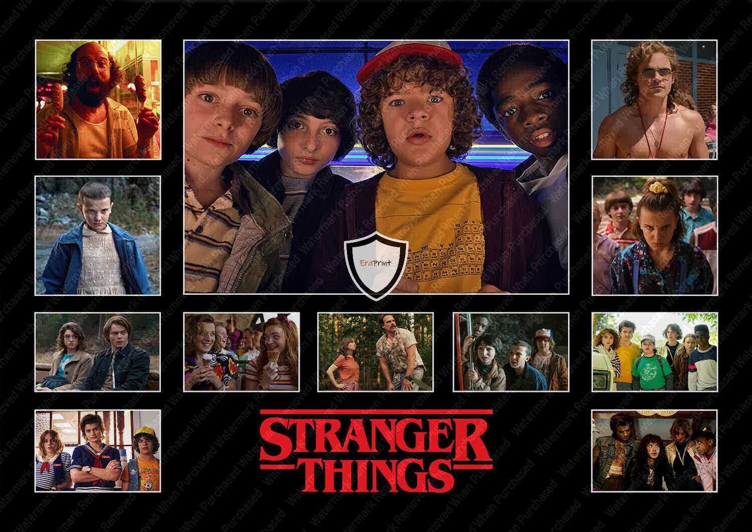 Stranger Things Series Limited Edition A4 Reprint jpg Download