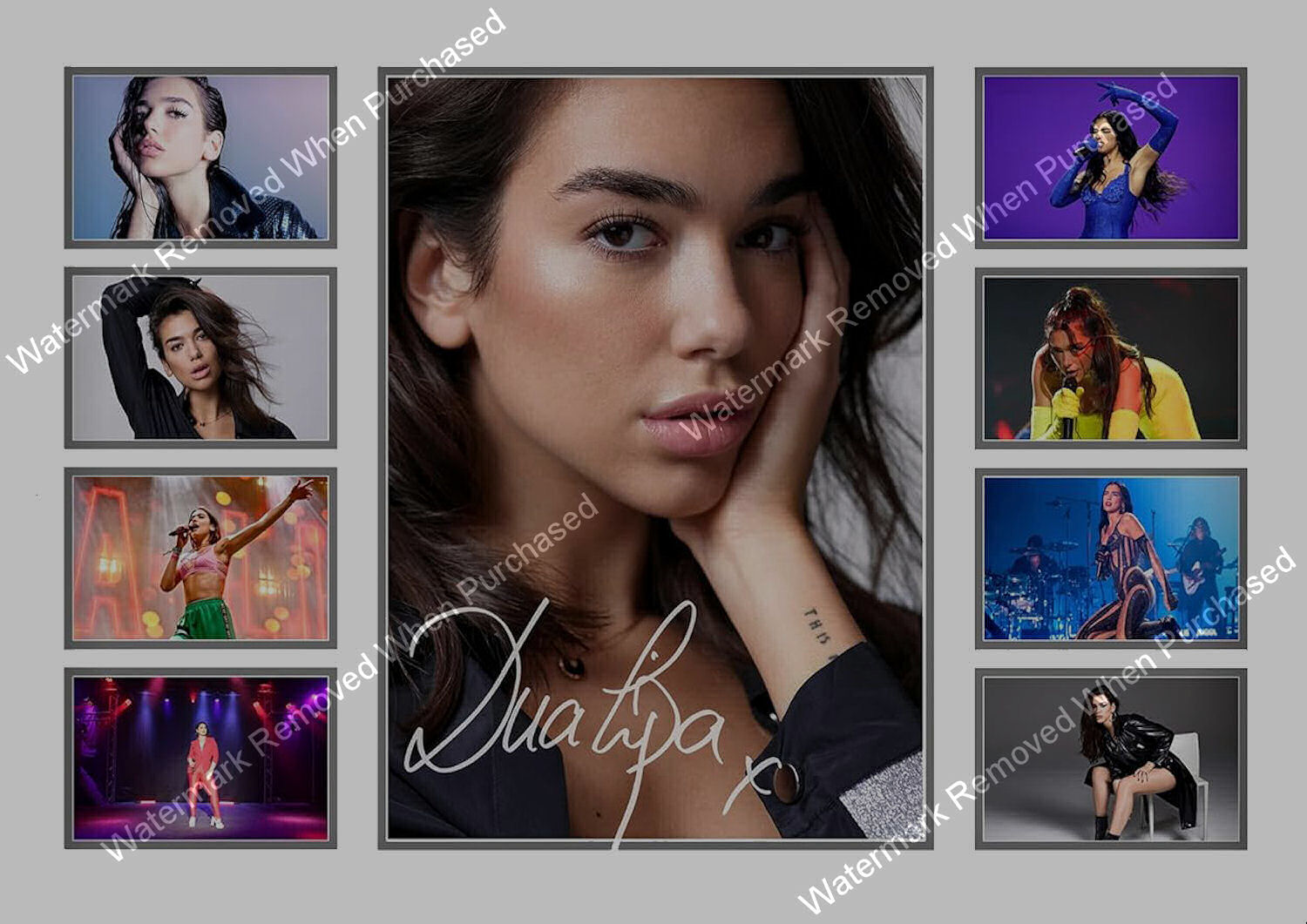 Dua Lipa Signed Instant Jpeg Download For Home Self Printing