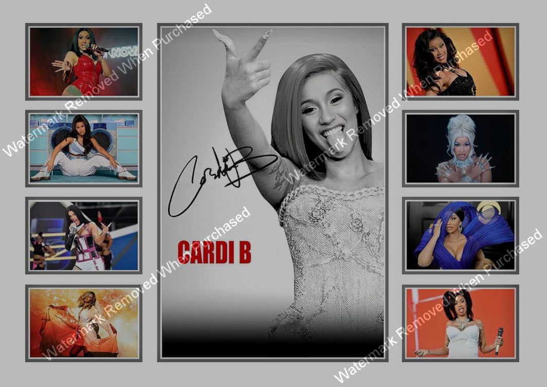 Cardi B Signed Instant Self Print Jpeg Download A4 Print At Home