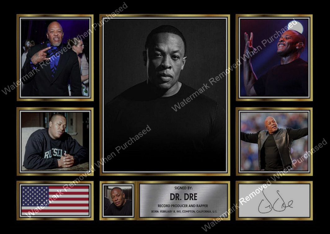 Dr Dre Signed A4 Photo Print Instant Self Print Jpeg Download