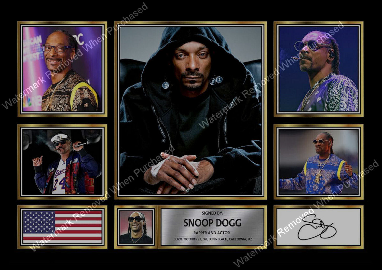 Snoop Dogg Signed Instant Self Print Jpeg A4 Download