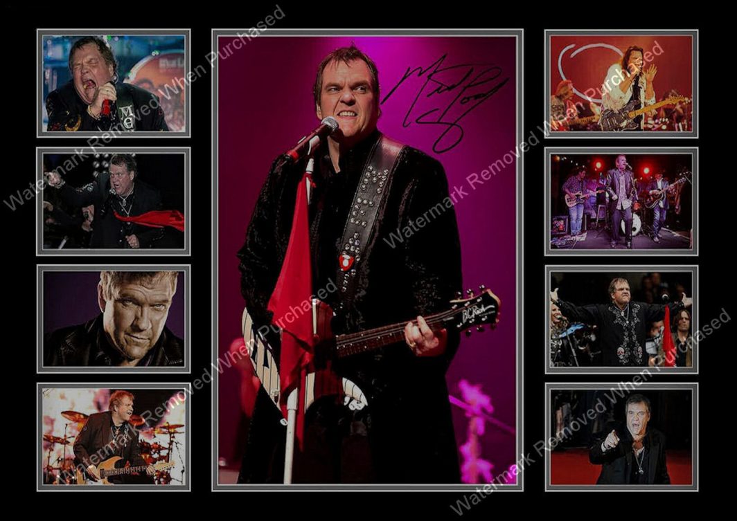 Meat Loaf Signed A4 Photo Print Instant Self Print Jpeg Download