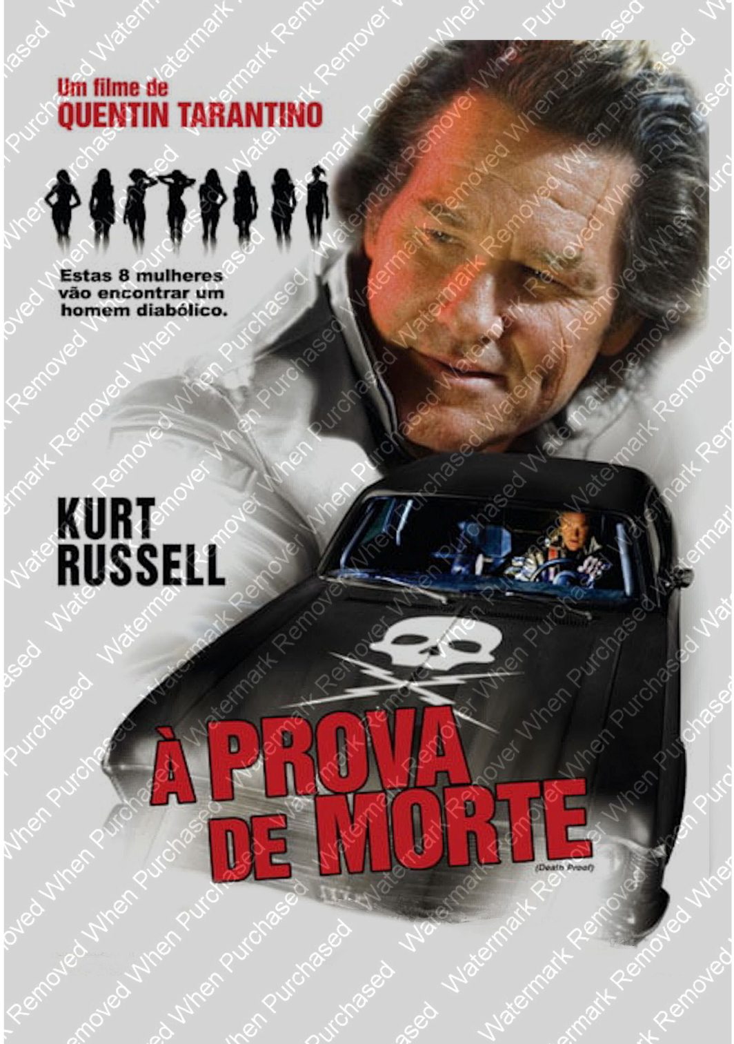 Death Proof (2007) Two Downloadable Kurt Russell Art Prints A3 & A4 Print Designs