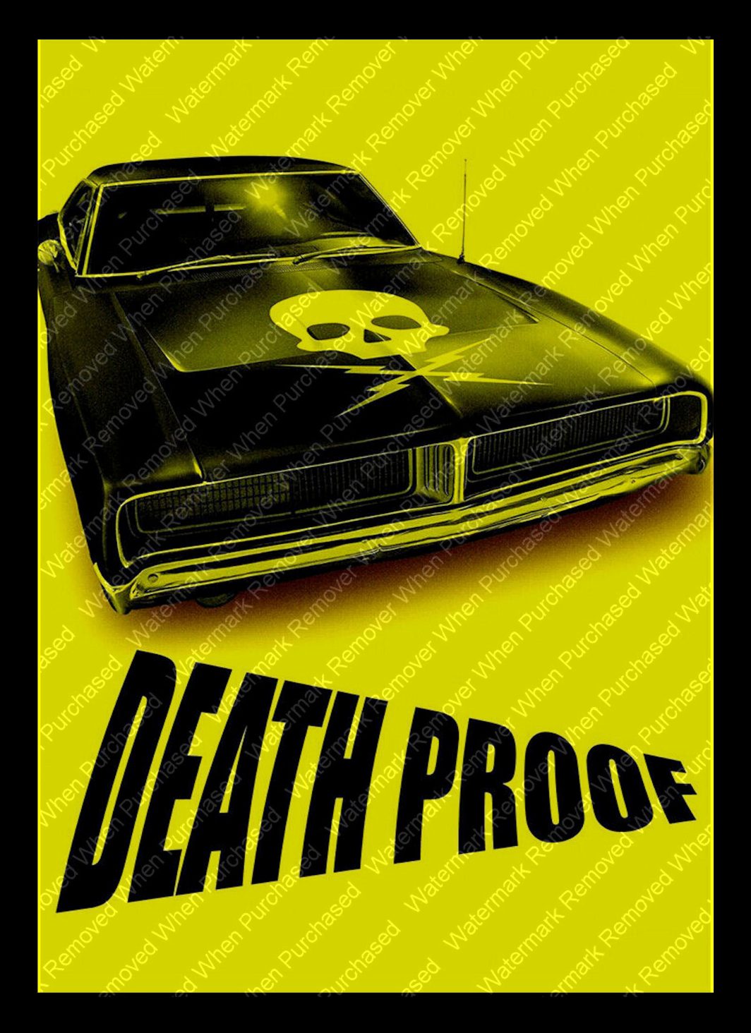 Death Proof (2007) Two Downloadable Art Print A3 & A4 Print Designs Kurt Russell