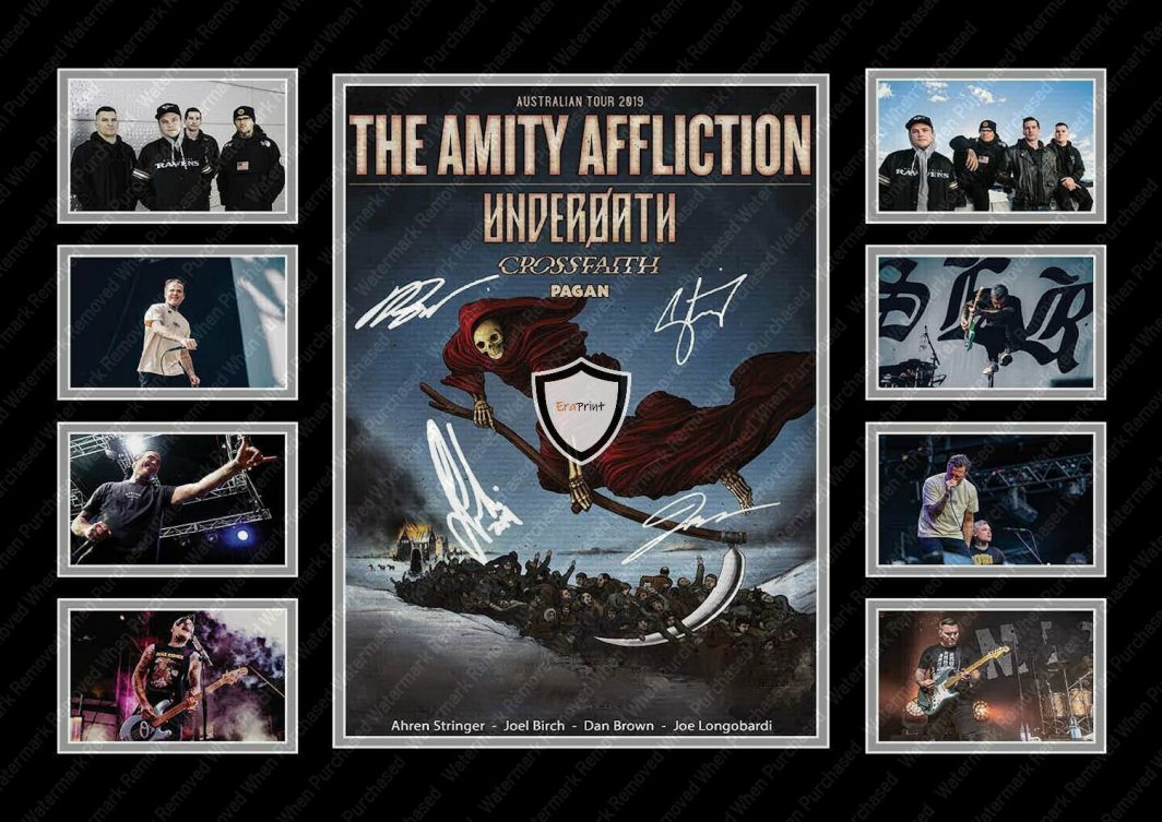 The Amity Affliction Signed Welsh Rock Band Instant Jpeg Download