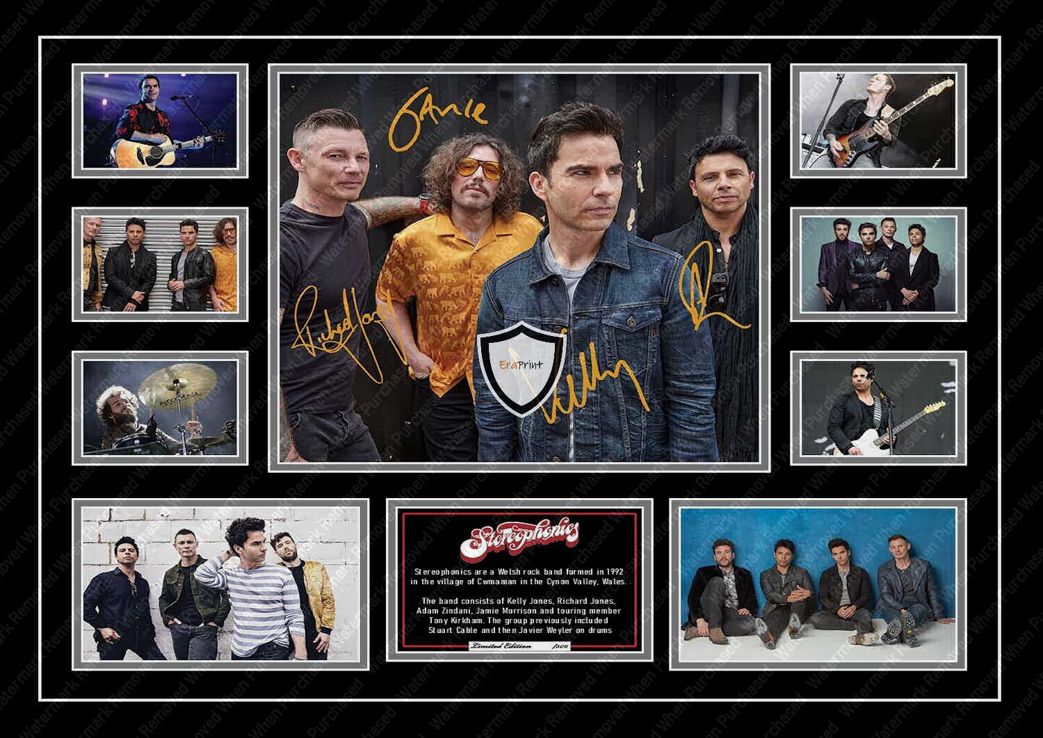 Stereophonics Signed Welsh Rock Band Instant Jpeg Download