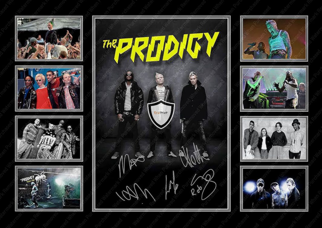 The Prodigy Signed Keith Flint Instant Jpeg Download For Home Self Printing