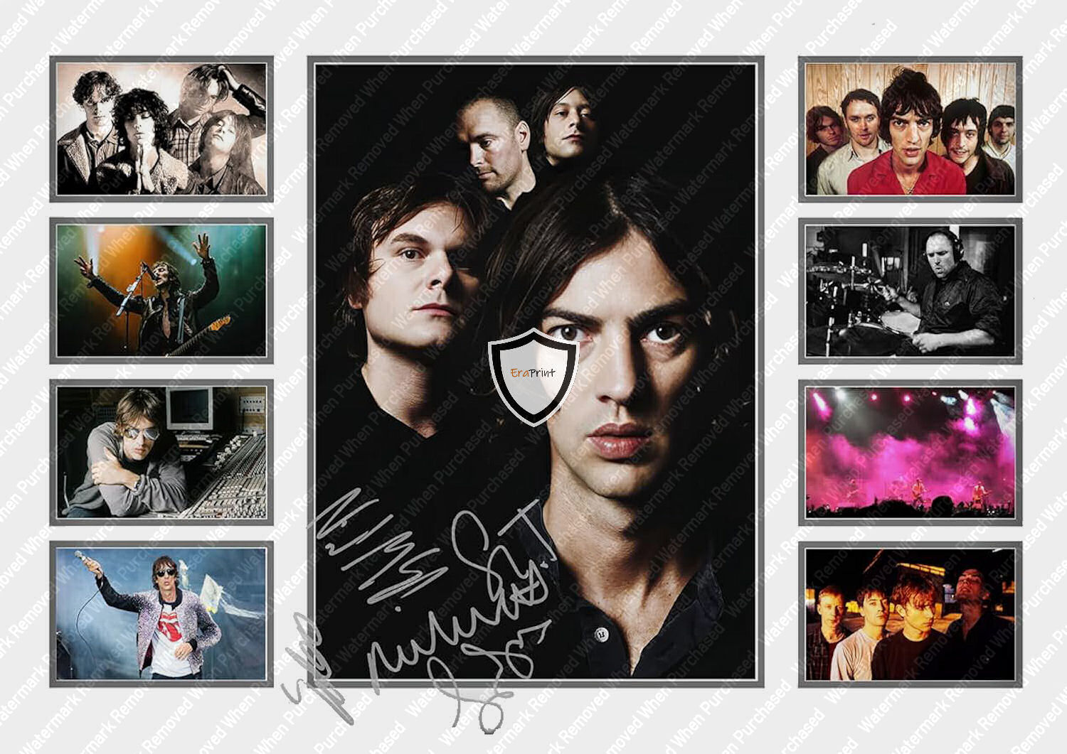 The Verve Signed English Rock Band Music Memorabilia Instant Download