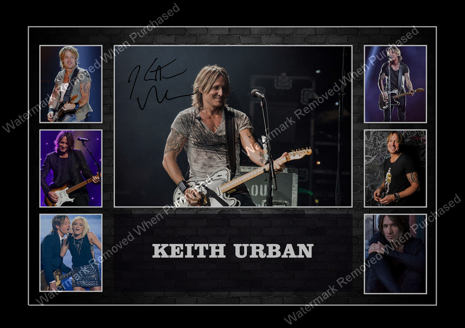 Keith Urban Signed Instant Jpeg Download For Home Self Printing