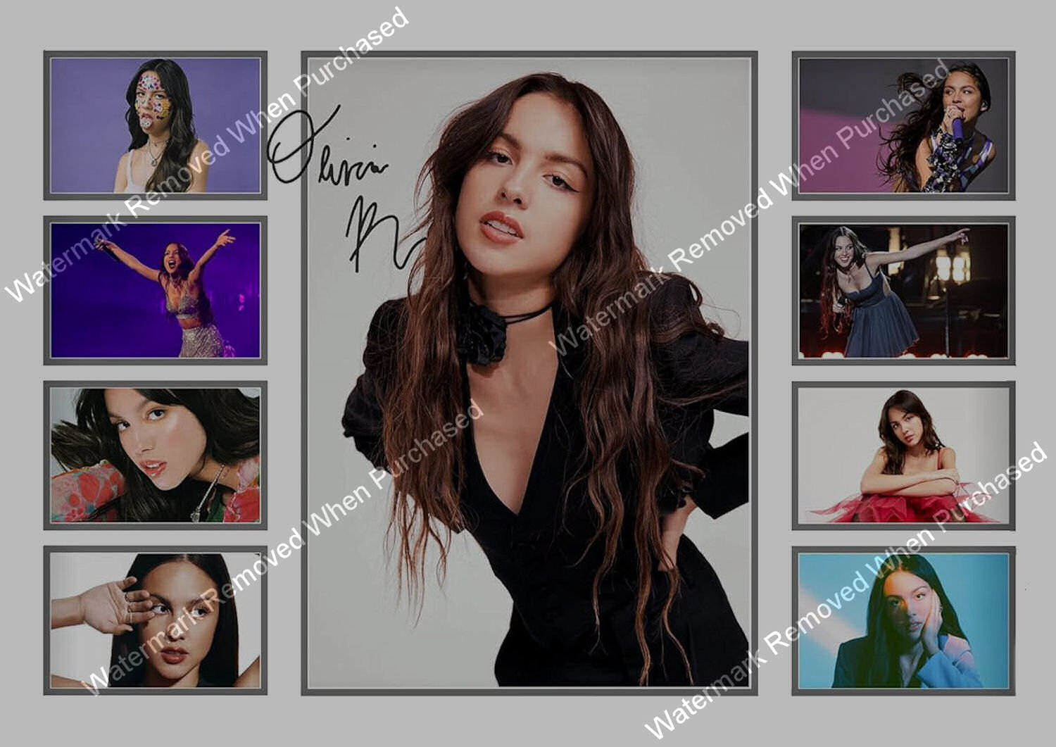Olivia Rodrigo Signed A4 Photo Print Instant Self Print Jpeg Download
