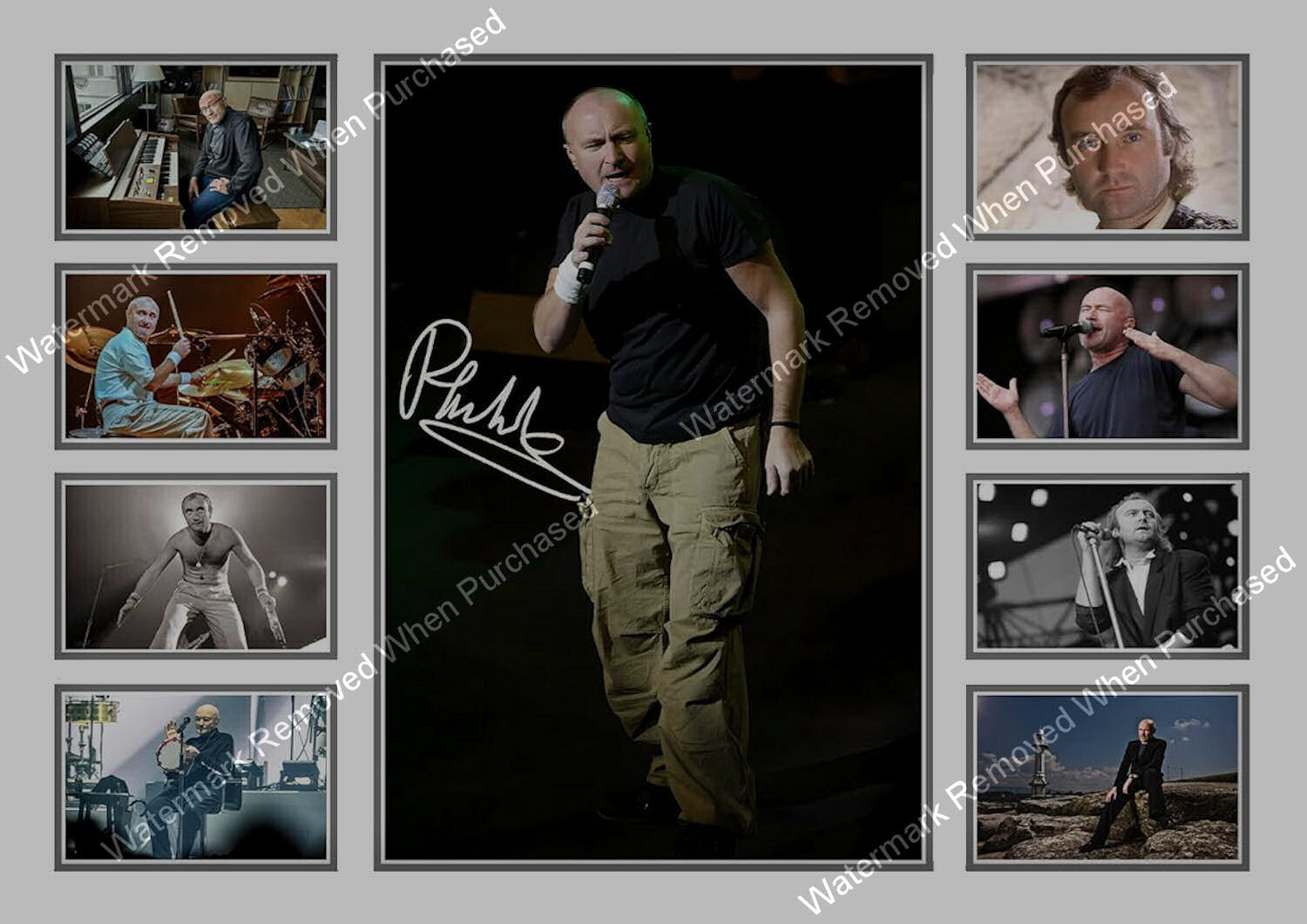 Phil Collins In the Air Tonight Signed Instant Jpeg Download For Home Self Printing