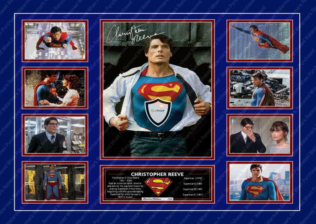 Superman (1978) Original Christopher Reeve Signed Limited Edition Jpg Download