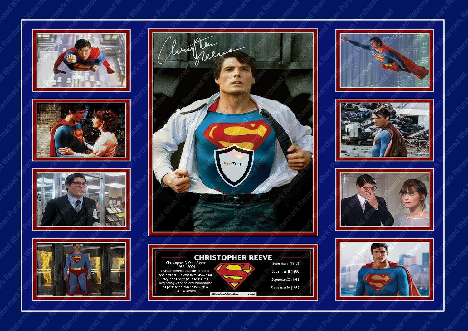 Superman (1978) Original Christopher Reeve Signed Limited Edition Jpg Download