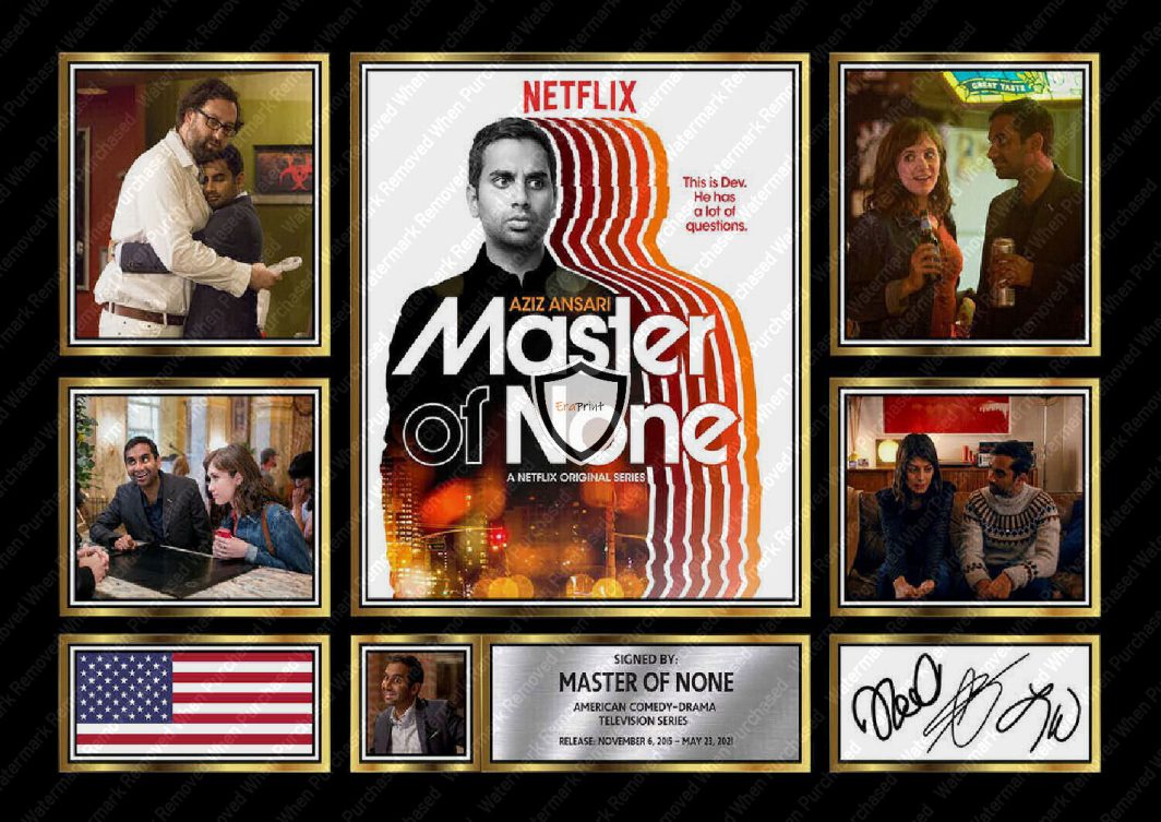Master Of None Signed Limited Edition A4 Print jpg Download
