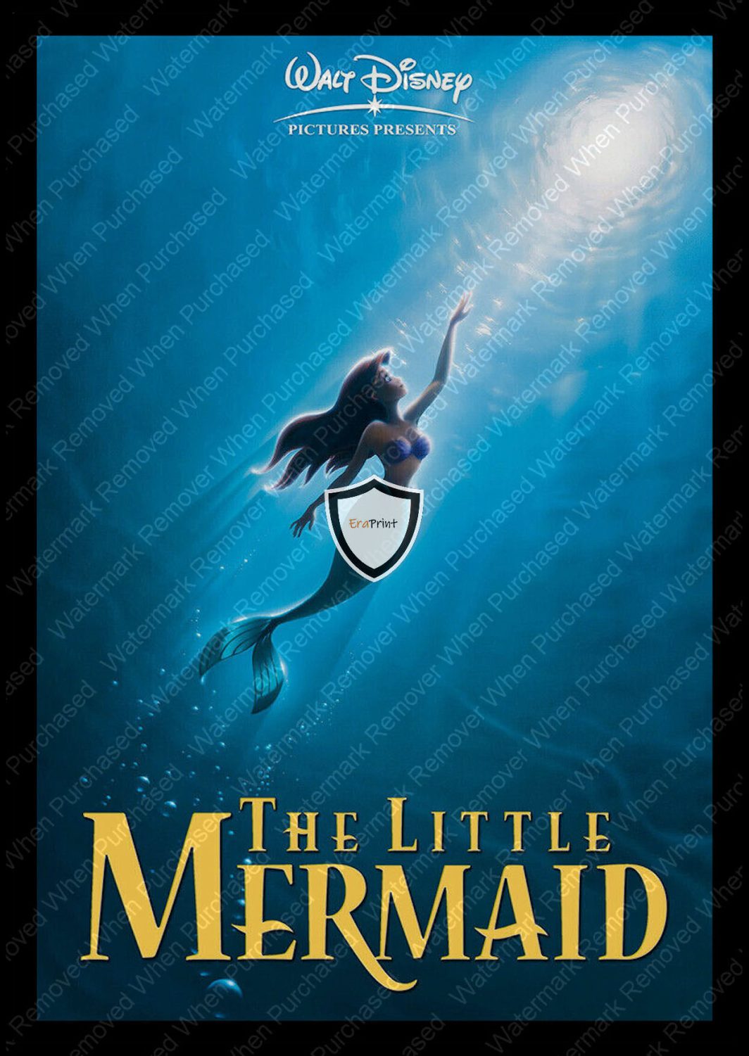 The Little Mermaid (1989) Two Posters Instant A3 & A4 Print Jpeg Download