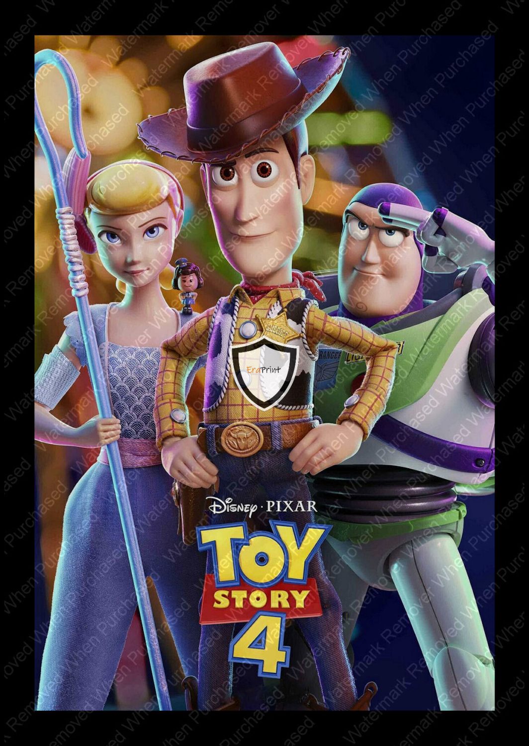 Toy Story 4 (2019) Two Posters Instant  A3 & A4 Print Jpeg Download