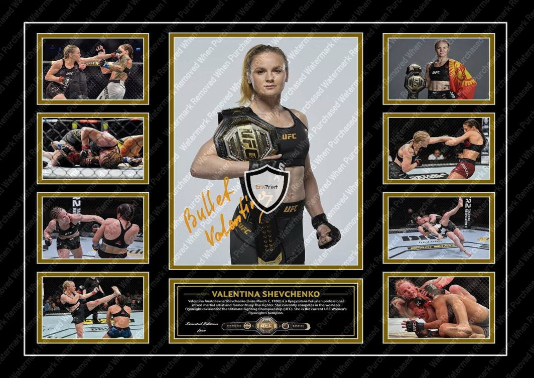 Valentina Shevchenko Signed UFC Memorabilia A4 Print Jpg Download