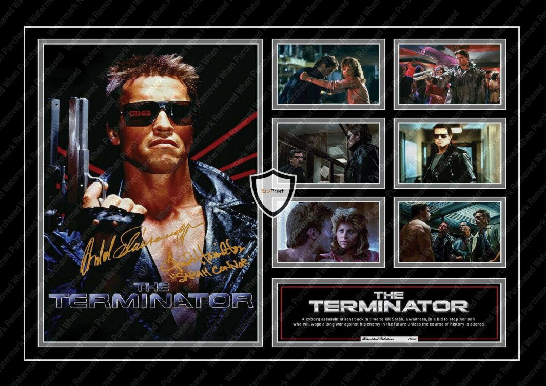 Terminator (1984) Arnold Schwarzenegger Signed Movie Memorabilia Jpg
