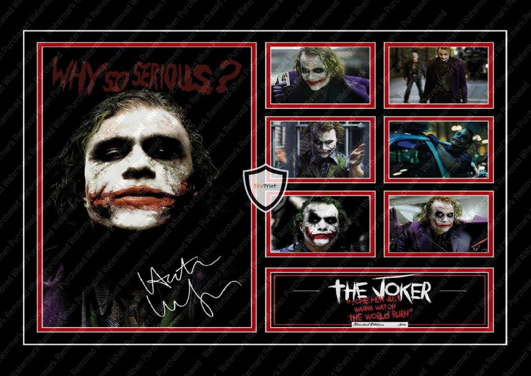 Heath Ledge The Dark Knight Signed Movie Memorabilia Jpg Download