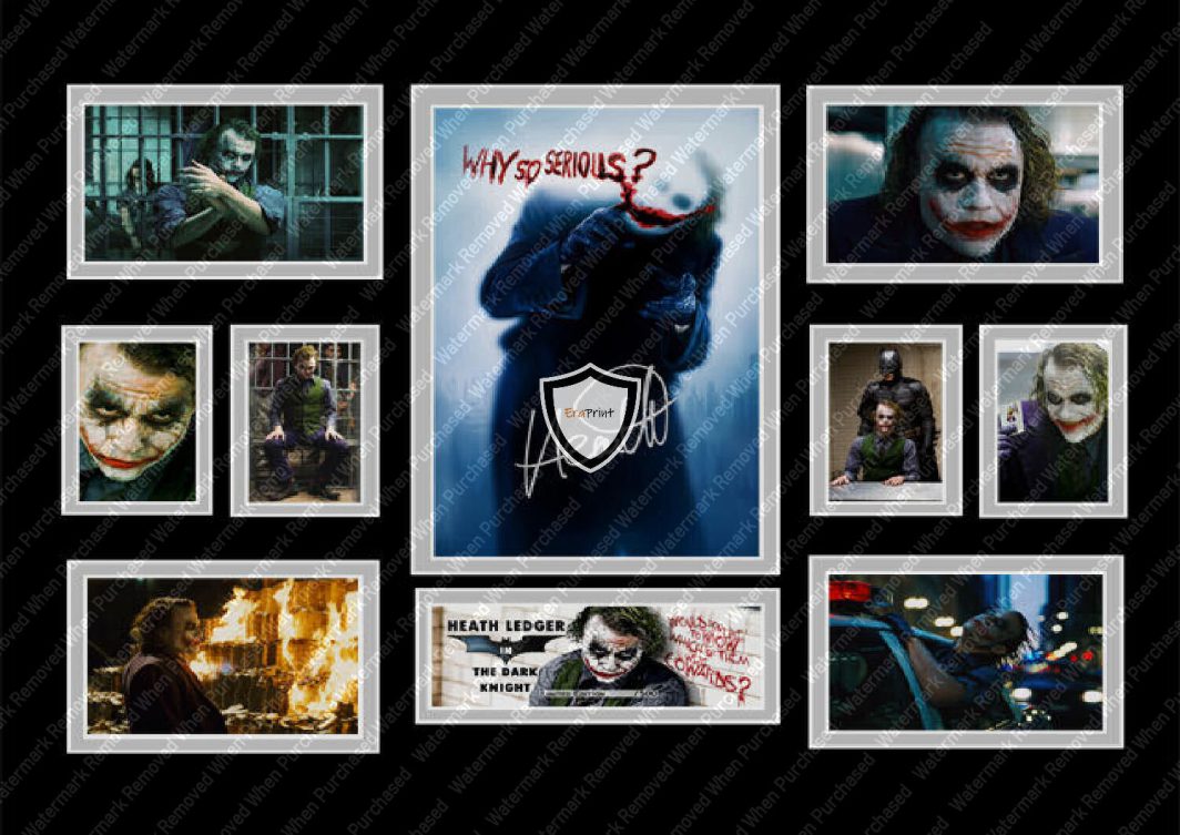 Heath Ledge Joker Signed Movie Memorabilia Jpg Download